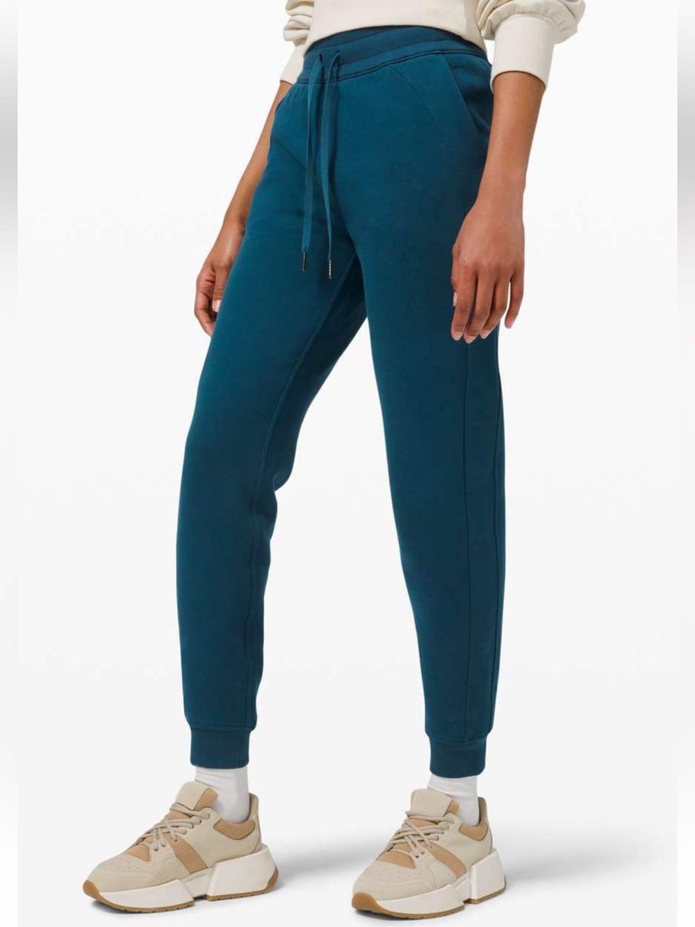 Lululemon Scuba High-Rise Jogger Fleece 28 Blue Borealis Size 2